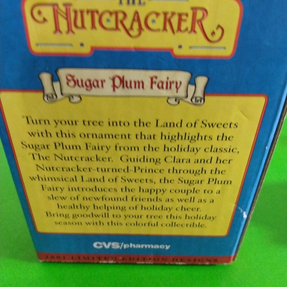 The Nutcracker Sugar Plum fairy Ornament - Picture 2 of 2